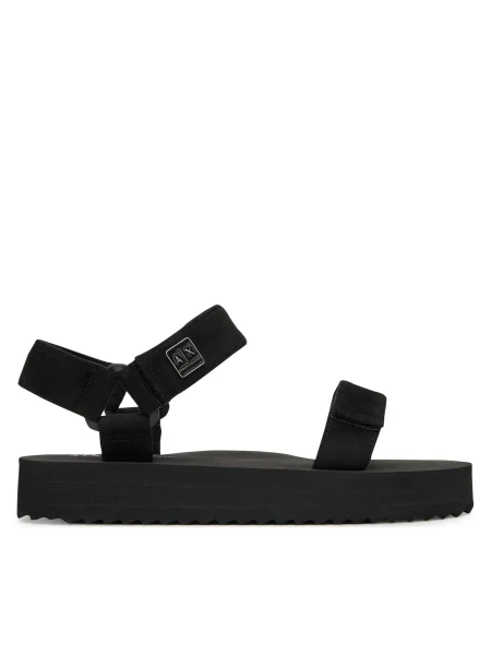 Сандали Armani Exchange с платформа черно