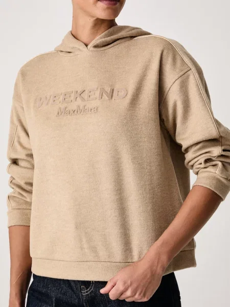 Шерстяной свитер Weekend Max Mara с капюшоном
