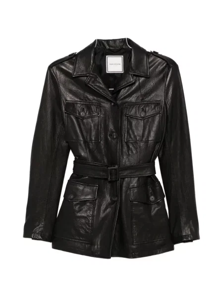 Kurtka skórzana Tagliatore czarna