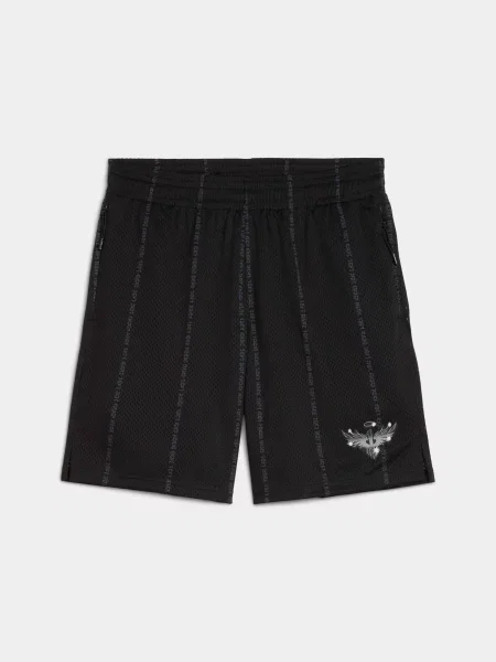Короткие спортивные шорты Puma черные