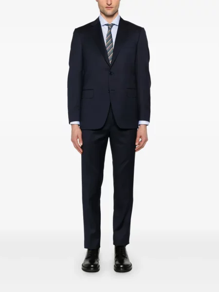 Costum Canali din jacard albastru