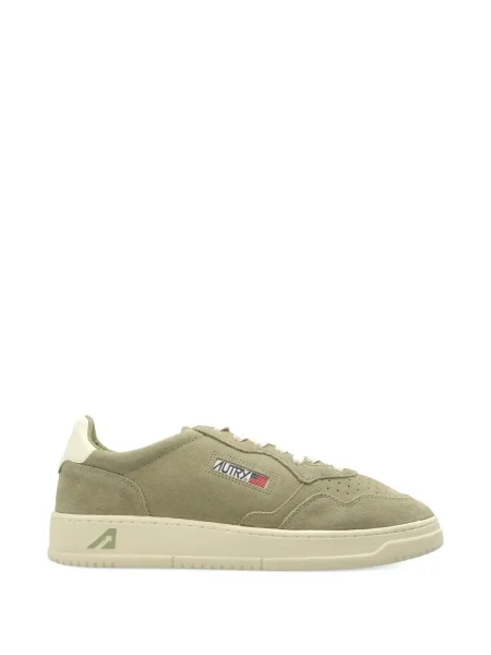Sneakerși Autry din piele de căprioară verde