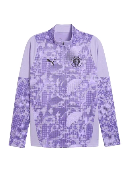PUMA Športna majica lila / mauve črna