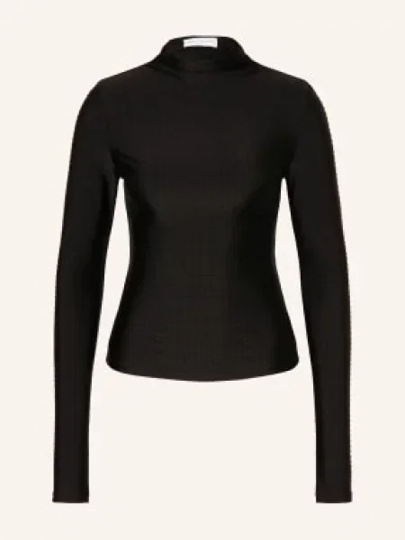 Leger Studio Koszulka Z Długim Rękawem Daniela Z Kamieniami Ozdobnymi schwarz czarna