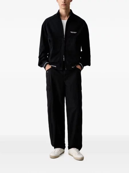 Geacă Armani Exchange cu imagine albastru