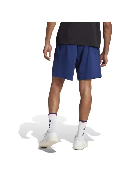 ADIDAS SPORTSWEAR Sportnadrágok LIN SJ sötétkék / fehér kék