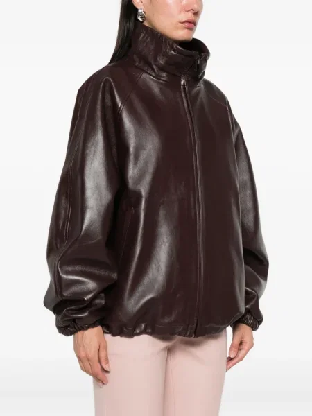 Geanta de piele Magda Butrym roșu