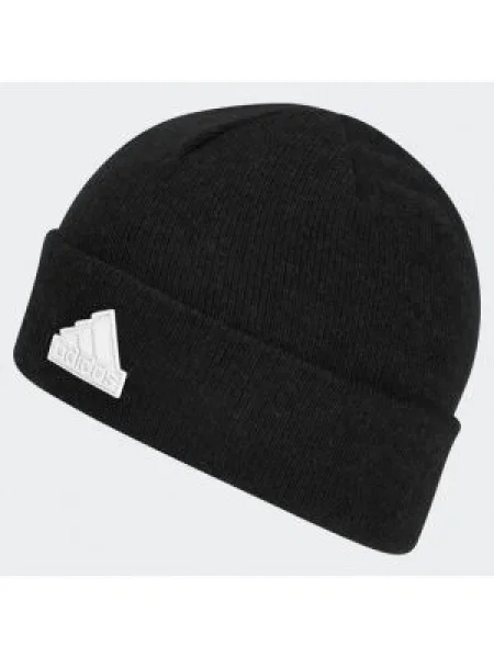 Vlnená čiapka adidas čierna