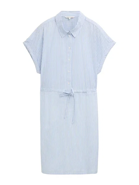 Tom Tailor Denim Rochie tip cămașă albastru