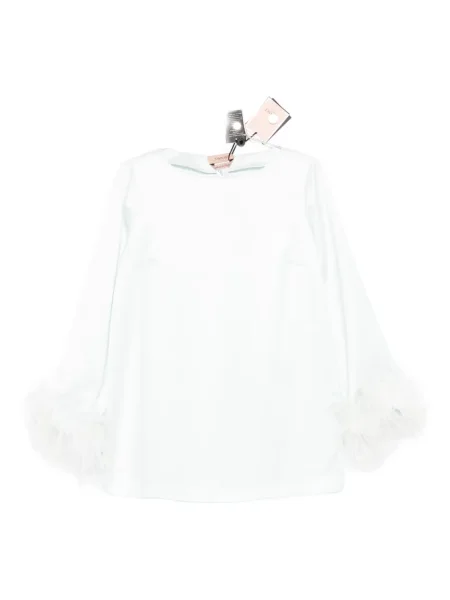 Блуза Twinset с пера зелено