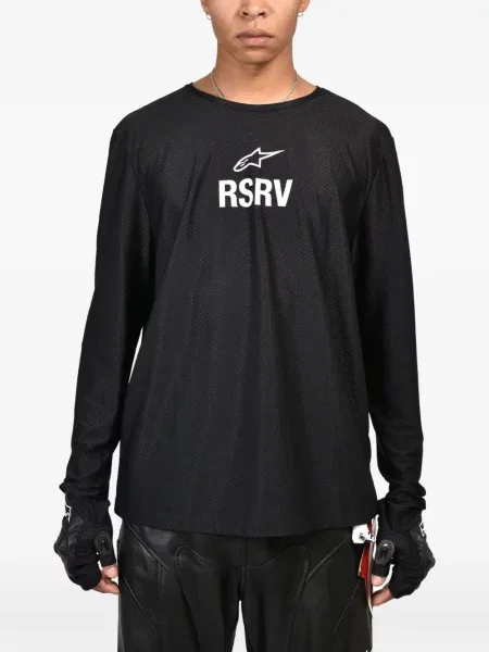 Tricou Alpinestars cu imagine plasă negru