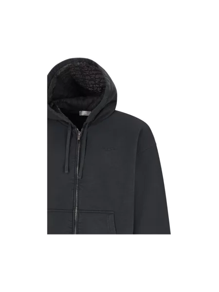 Bluza z kapturem Dior z kapturem czarna