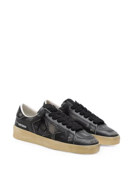 Geanta de piele Golden Goose negru