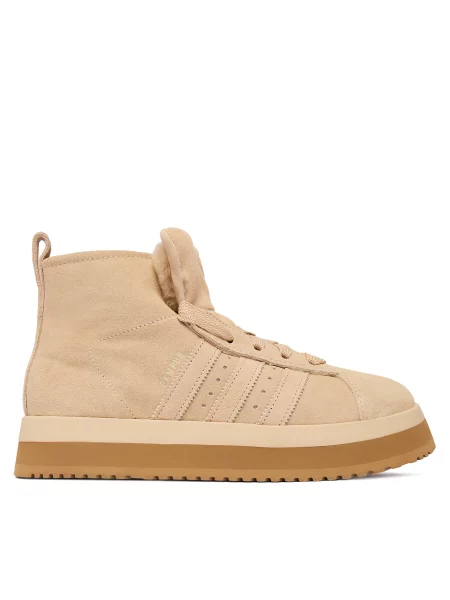 Škornji za sneg adidas Campus Winter Mid bež