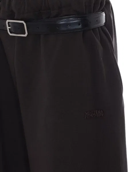 Cu centură pantaloni Magliano maro