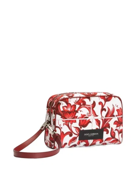 Torba Dolce & Gabbana s printom puplin crvena