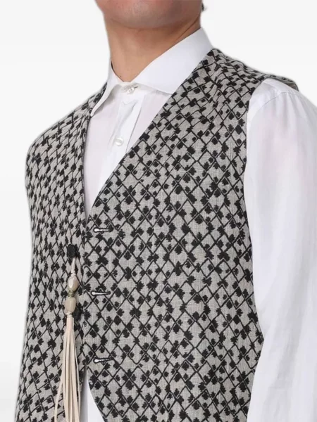 Jacquard mellény Emporio Armani