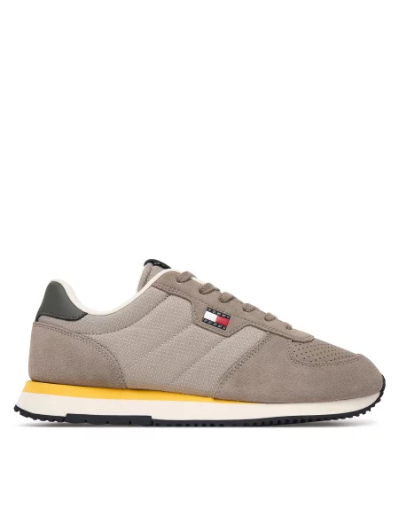 Αθλητικά Tommy Jeans Tj Runner Flag Mix μπεζ