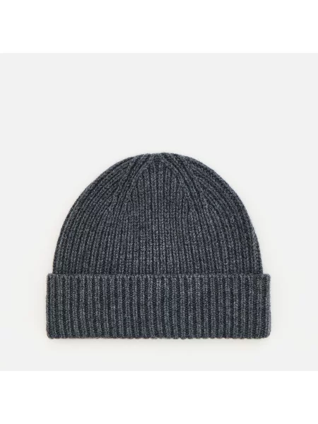 Reserved Gyapjú beanie sapka sötétszürke
