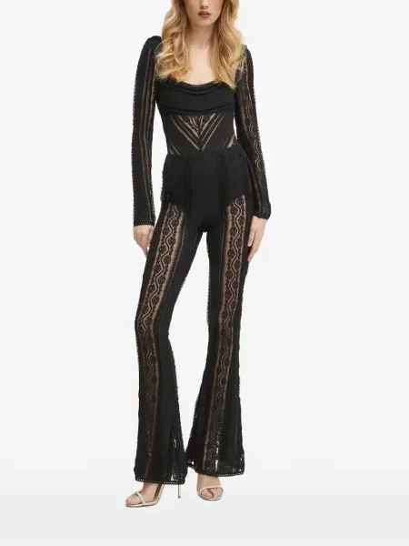 Kombinezon Charo Ruiz Ibiza koronkowy czarny