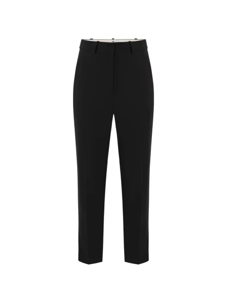 Ușor pantaloni Elisabetta Franchi negru