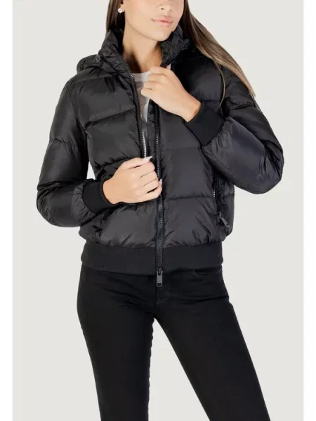 Armani Exchange Pūkinė striukė DOWN JACKET Casual Fit juoda