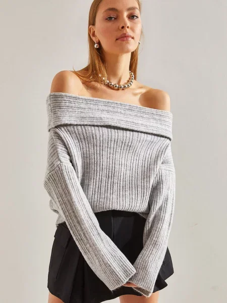 Pulover Bianco Lucci gri