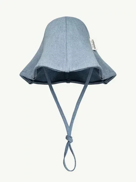 RUSLAN BAGINSKIY torbica vreča jeans Ruslan Baginskiy Denim HatBag modra