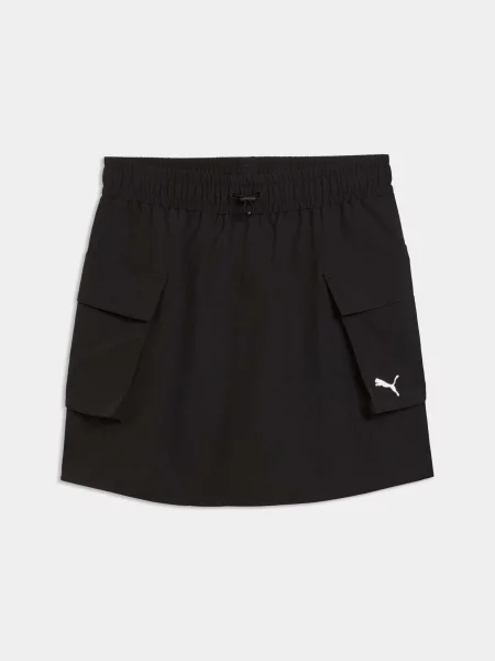 Спідниця міні PUMA Wardrobe Ess Wv Cargo Skirt комбінований верх чорний