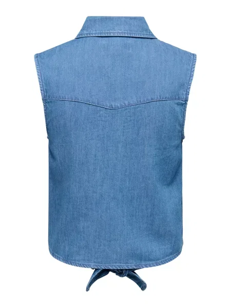 ONLY Bluză ONLBRIAR denim albastru