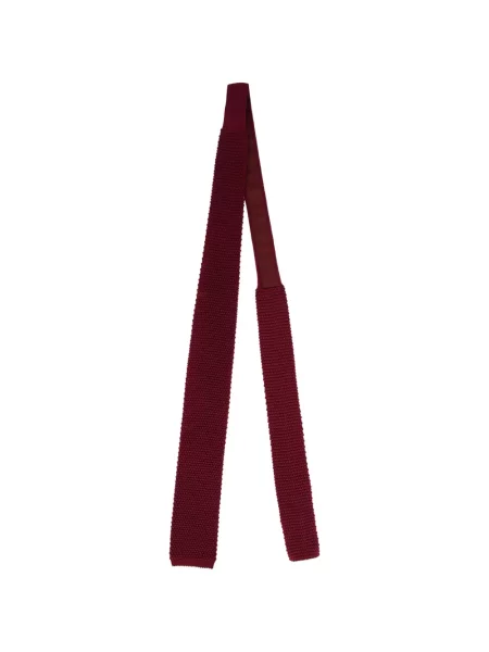 Cravată Brunello Cucinelli de mătase roșu