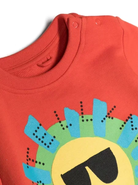 Bluza dziecięca Stella Mccartney pomarańczowa
