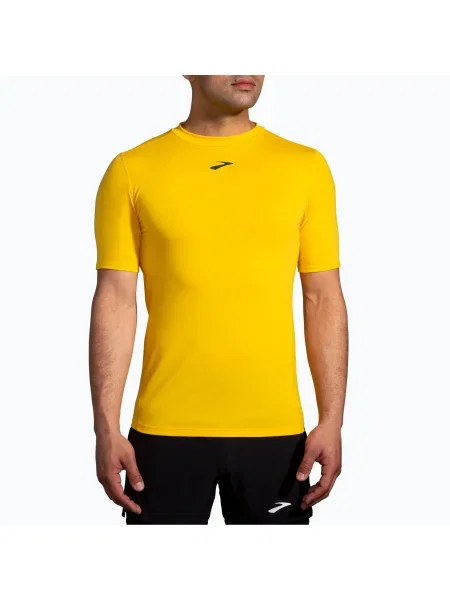 Мъжка тениска за бягане Brooks High Point lemon chrome жълто