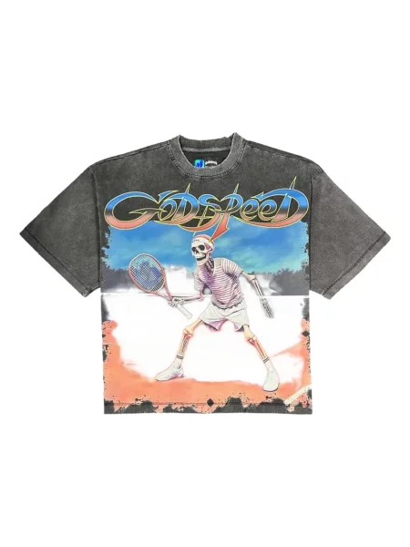 Tricou Godspeed gri