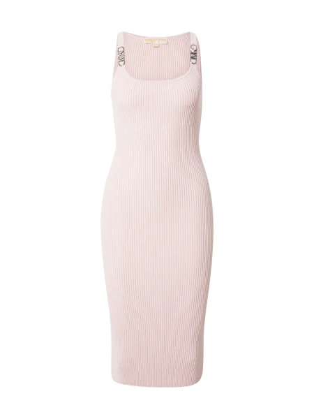 Pletena obleka MICHAEL Michael Kors roza