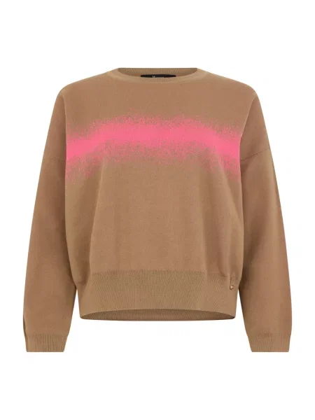 Dzianinowy sweter Herno brązowy