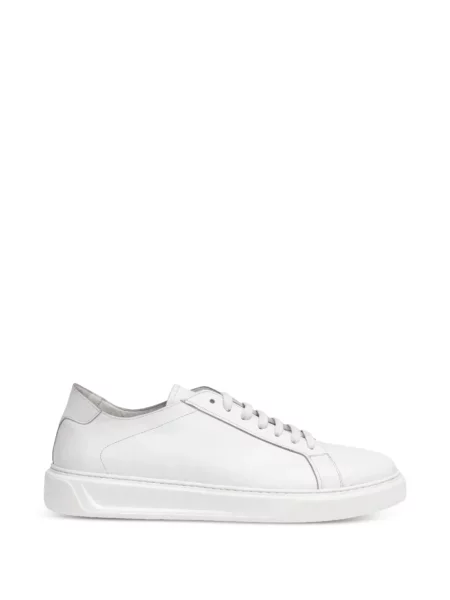 Sneakerși Franzese Collection din piele alb