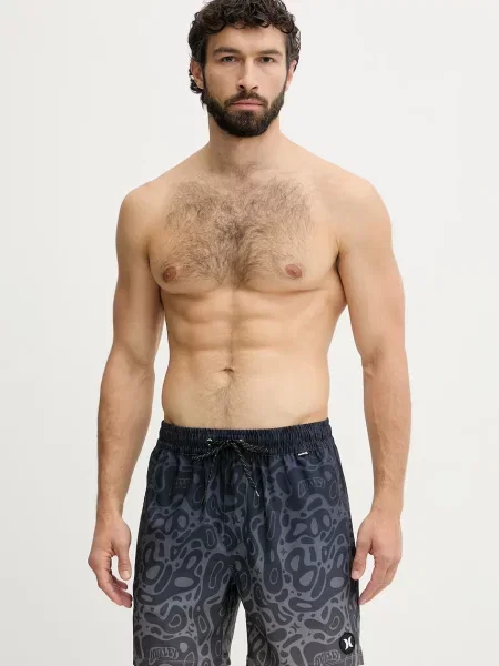 Hurley kopalne kratke hlače VOLLEY FLEX črna