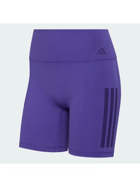 Krótkie legginsy Optime Workout fioletowe