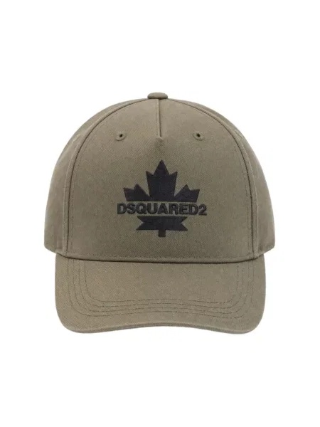 Czapka z daszkiem Dsquared2 zielona
