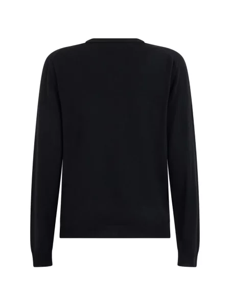 Pulover Slowear cu decolteu în V negru