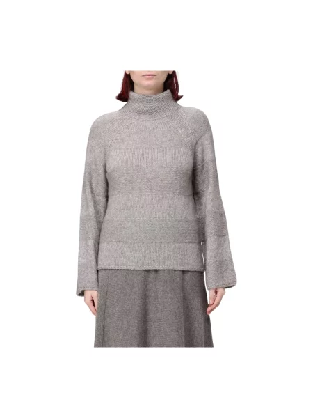 Sweter z golfem Emporio Armani beżowy