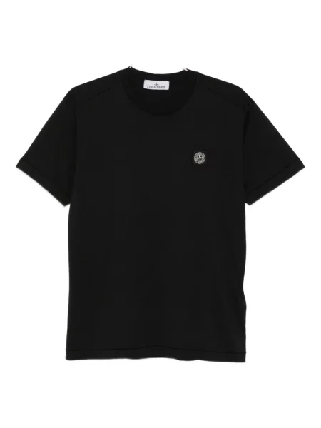 Tricou Stone Island cu strasuri negru