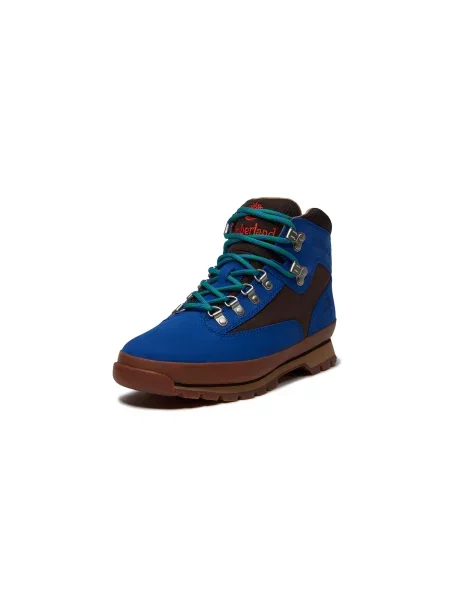 TIMBERLAND Bocanci cu șireturi cobalt / maro albastru