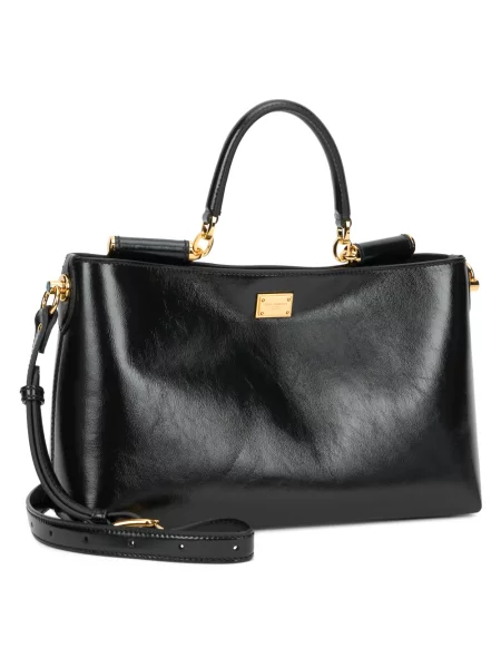 Torebka Dolce And Gabbana skórzana czarna