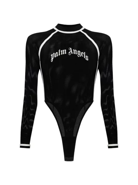 Body Palm Angels cu imagine plasă negru