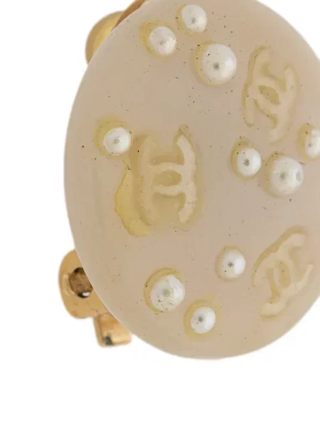 Náušnice Chanel Pre-owned s autogramem