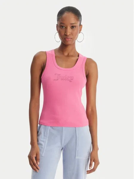 Juicy Couture Marškinėliai Thin Strap rožinė