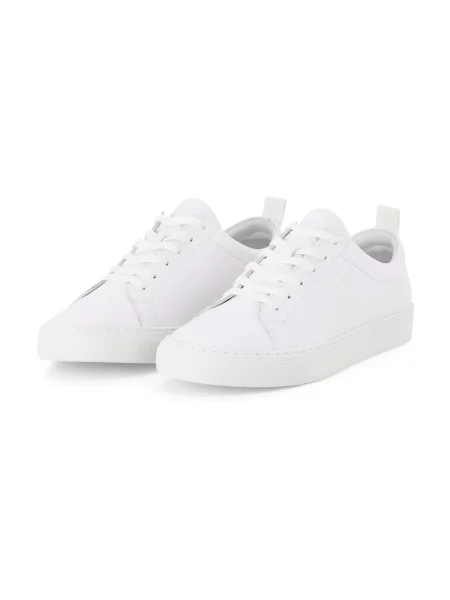 Sneakersy Belstaff skórzane białe