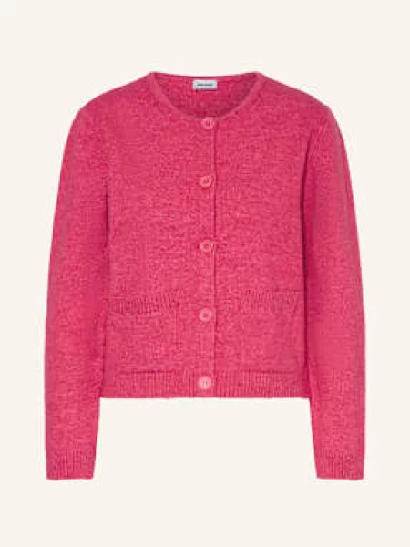 Dzianinowa kurtka More & More różowa